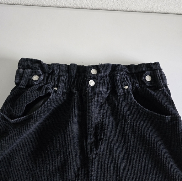 Almost Famous Coudoury Skirt Womens Sz L Black Short Cotton Blend Pockets Y2k - Picture 4 of 12